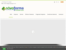 Tablet Screenshot of novaformamultiserveis.com